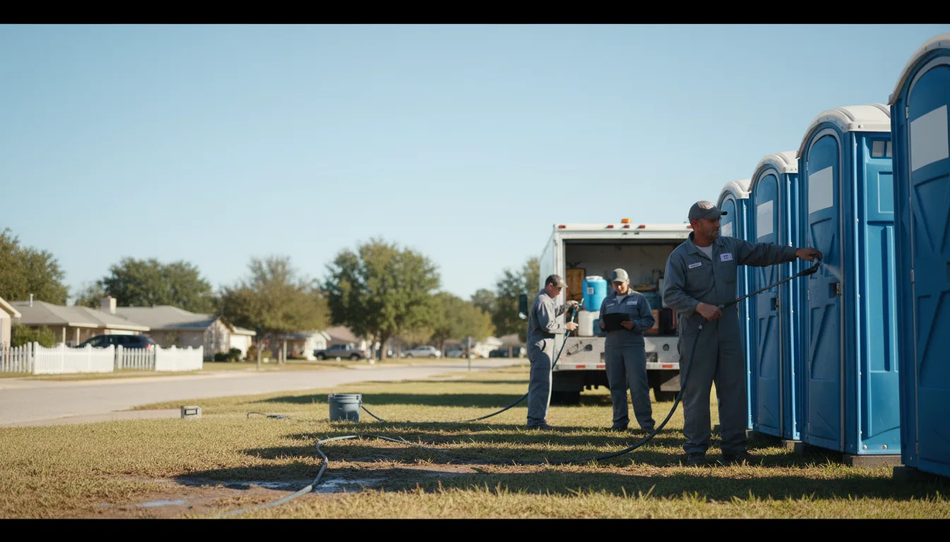 Long-Term Portable Toilet Rental in Red Oak, IA near me